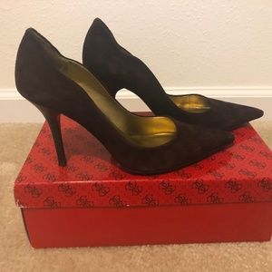 Guess Brown Suede